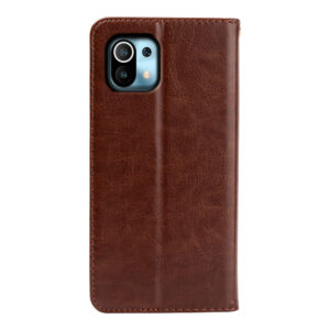 Xiaomi Mi Serie Crazy Horse Leder Einfach Xiaomi Mi 11 Handyhülle PU #1085