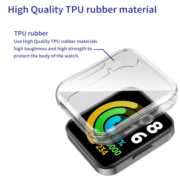 Xiaomi Watch Serie Einfarbig TPU Mode Redmi watch 3 Schutzhülle für die Uhr #2470 – Bild 5