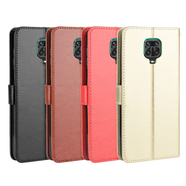 Xiaomi Redmi Note Serie Redmi Note 9 Pro Crazy Horse Leder Handyhülle Einfach #1121 – Bild 2