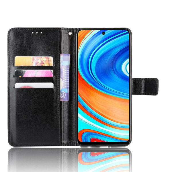 Xiaomi Redmi Note Serie Redmi Note 9 Pro Crazy Horse Leder Handyhülle Einfach #1121 – Bild 3