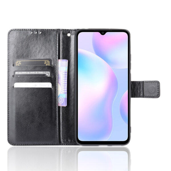 Xiaomi Redmi Serie Einfach Crazy Horse Leder Handyhülle Redmi 9a #1131 – Bild 4