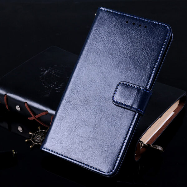 Xiaomi Redmi Serie Einfach Redmi 9c PU Crazy Horse Leder Handyhülle #1132 – Bild 9