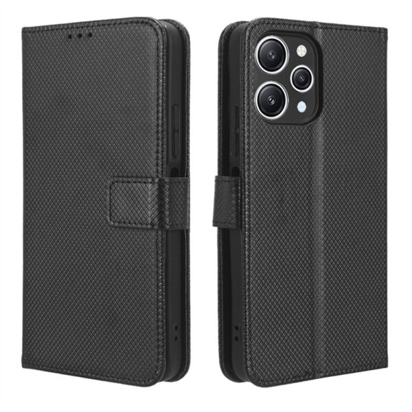 Xiaomi Redmi Serie Leder Diamant Einfach Redmi 12 Handyhülle #1138