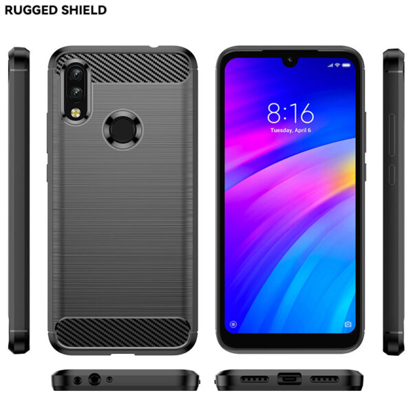 Xiaomi Redmi Serie Gebürstet TPU Redmi 7 Handyhülle Einfach #1141 – Bild 6