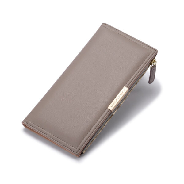 Geldbörsen Und Taschen Mode Einfarbig PU Geldbörse Universal #3389 – Bild 3