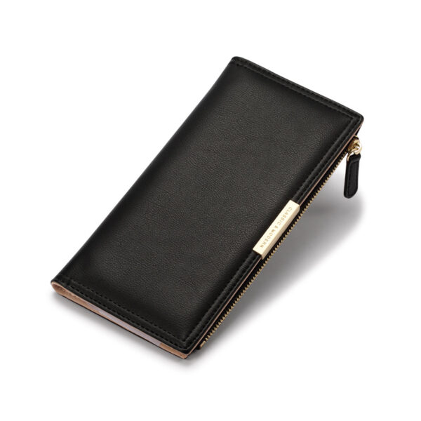 Geldbörsen Und Taschen Mode Einfarbig PU Geldbörse Universal #3389 – Bild 5